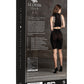 Le Desir Shade - Kala XXXVII - Two Piece with Turtleneck, Crop Top and Skirt Black Size OS