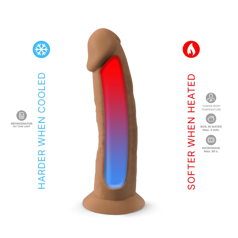 Adrien Lastic Silexd 7.5" Model 2 Realistic Silicone Dildo - Caramel