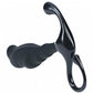 Shots Toys | LEVELZ - Rippled with Hard Loop Silicone Prostate Massager - L - Black