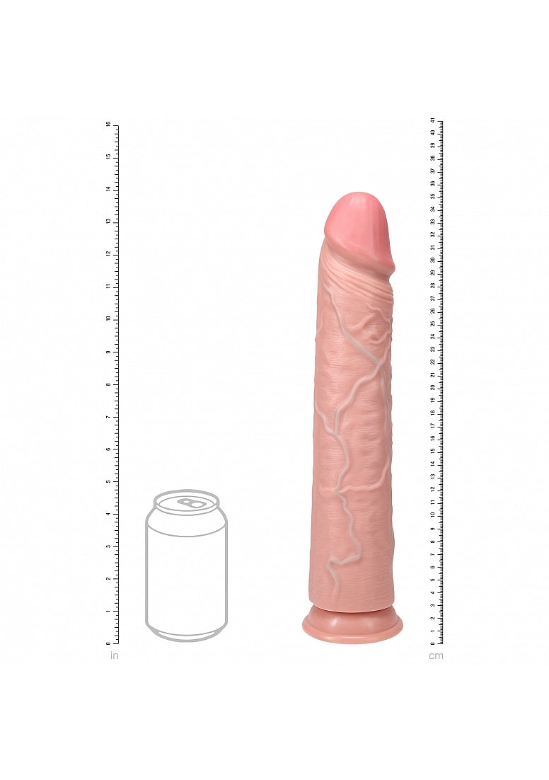 Shots Toys | REALROCK - Realistic Extra Long Dildo no Balls 14" / 35.5cm - Flesh