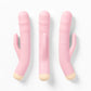 Girls Get Off - DeeDee Pink 19cm Thrusting Rabbit Vibrator