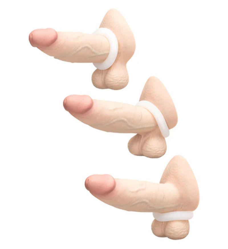 COTR | B-Vibe Flex Ring Loop - Silicone Cock Ring - Clear