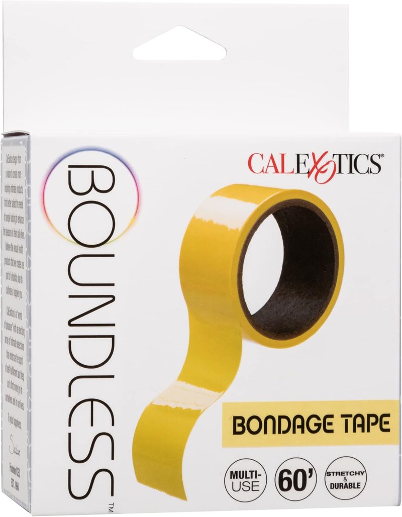 Calexotics Boundless Bondage Tape – Yellow 60 Feet