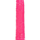 Shots Toys | REALROCK 25cm Slim Glow in the Dark Neon - Pink (9") Dildo Dong