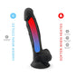 Adrien Lastic Silexd 8" Model 1 Realistic Silicone Dildo - Black