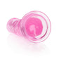Shots Toys | REALROCK Crystal Clear 10" Straight Dildo No Balls - Pink