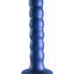 Shots Toys | OUCH! Beaded G-Spot Dildo - 5" / 13 cm - Metallic Blue