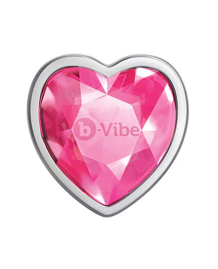 COTR | B-Vibe Jewel Heart Metal Training Set - 2 Piece Metal Butt Plug Set