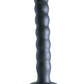 Shots Toys | OUCH! Beaded G-Spot Dildo - 8" / 20.5 cm - Gun Metal