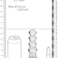 Shots Toys | REALROCK Crystal Clear 5.5" Curvy Dildo/Plug - Translucent
