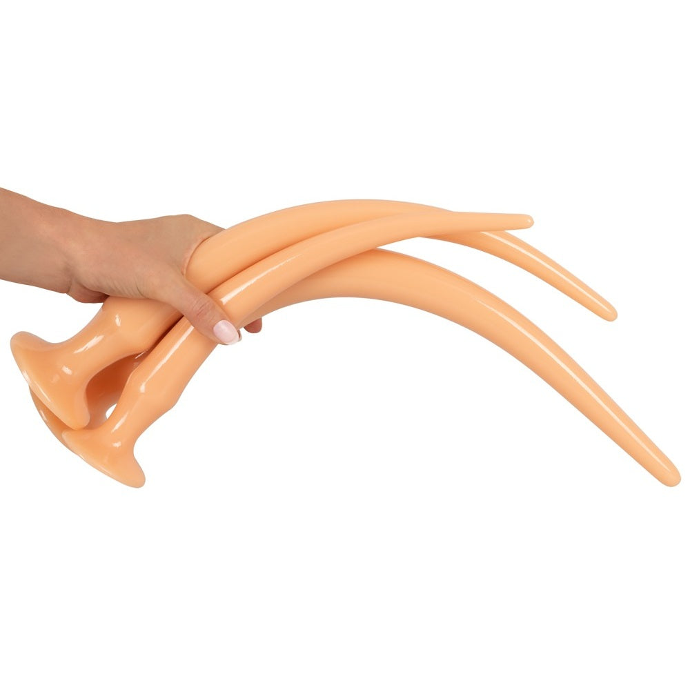 Orion | You2Toys Super Long Flexible Butt Plug Set Flesh