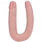Shots Toys | REALROCK - U Shaped Double Dildo 9" - Flesh