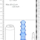 Shots Toys | REALROCK Crystal Clear 5.5" Curvy Dildo/Plug - Blue