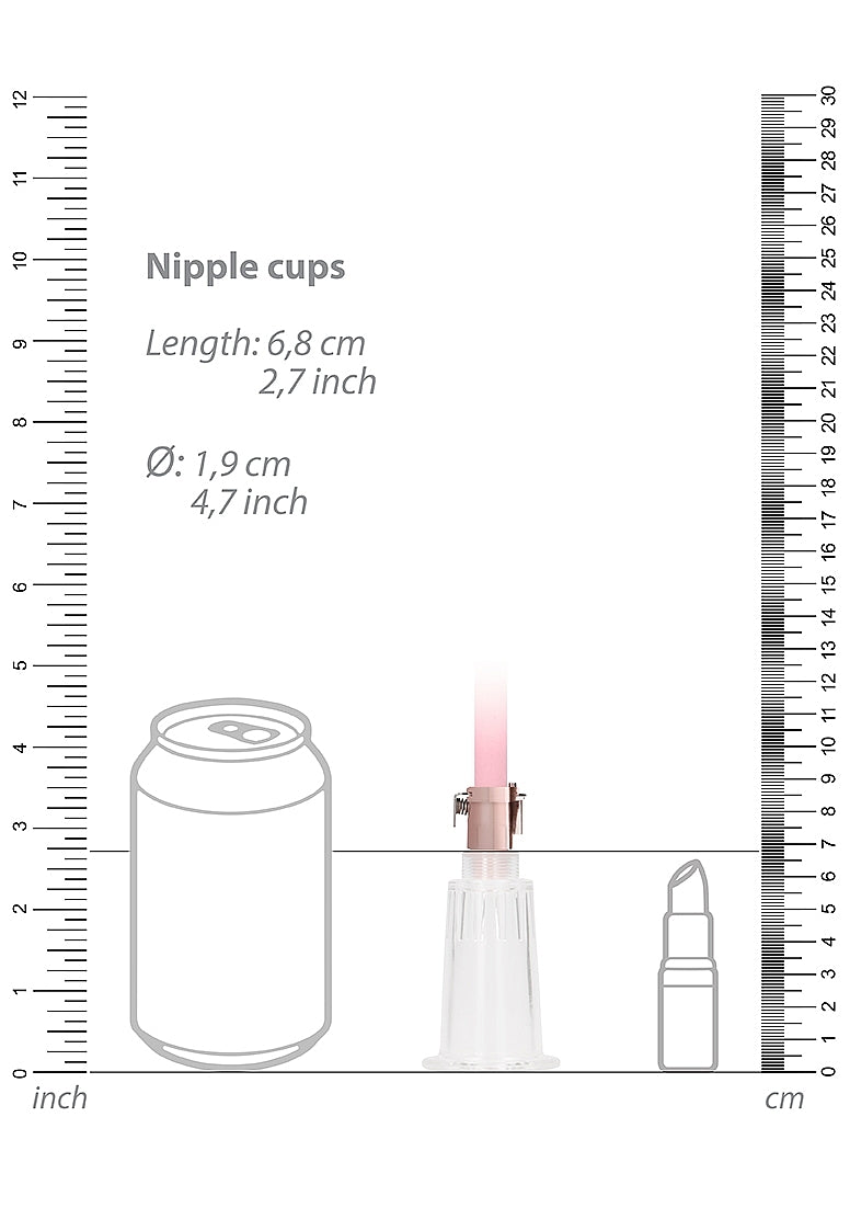 Shots Toys | PUMPED Automatic Rechargeable Clitoral and Nipple Pump Set Pink Medium
