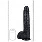 Shots Toys | REALROCK - Realistic Extra Long Dildo with Balls 14" / 35.5cm - Black