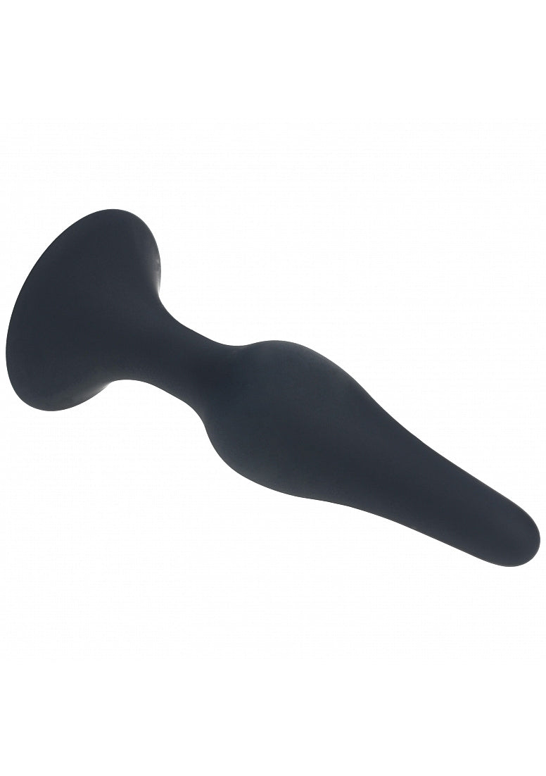 Shots Toys | LEVELZ - Slim Silicone Anal Plug - Small - Black