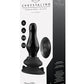 Shots Toys | Missy - Glass Vibrator With Suction Cup and Remote - Black