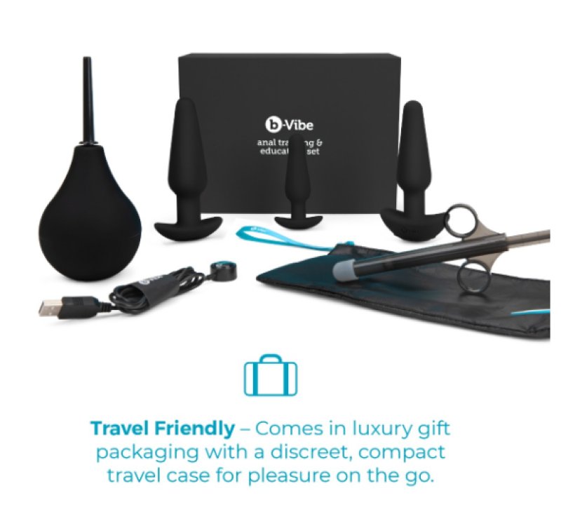 COTR | B-Vibe Anal Education Set Black - Anal Training Kit