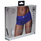 Shots Toys | OUCH! Vibrating Strap-on Boxer - Royal Blue - Size M/L