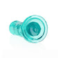 Shots Toys | REALROCK Crystal Clear 6" Straight Dildo No Balls - Turquoise