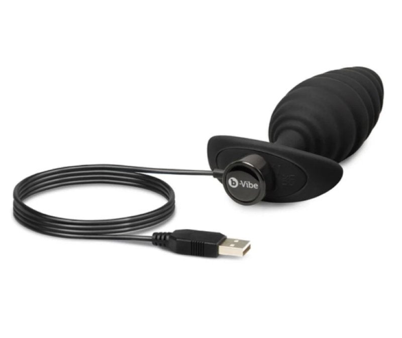 COTR | B-Vibe Twist Textured Vibrating Plug - Black