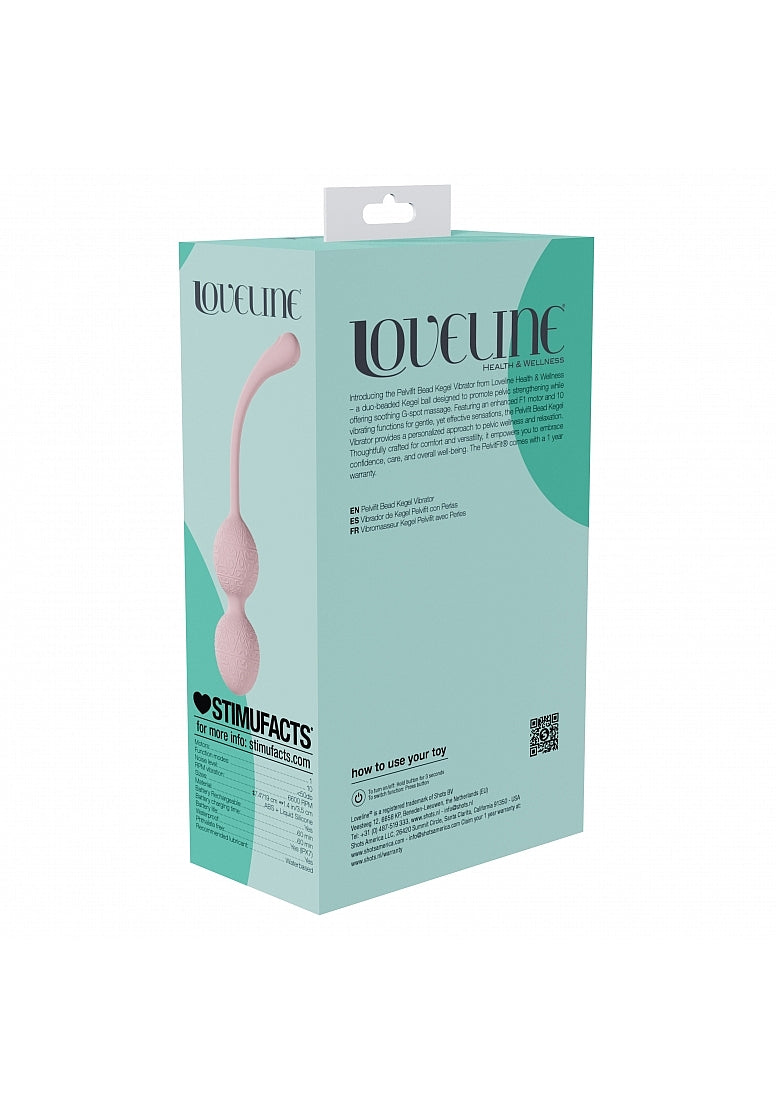Shots Toys | LOVELINE PelviFit - Remote Control Beads Kegel Vibrator - Pink