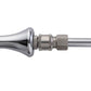 Hismith 8.2" Smooth Aluminium Beaded Anal Dildo (KlicLok)