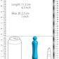 Shots Toys | Lumo Demi - ABS Bullet With Silicone Sleeve - 10-Speeds - Turquoise