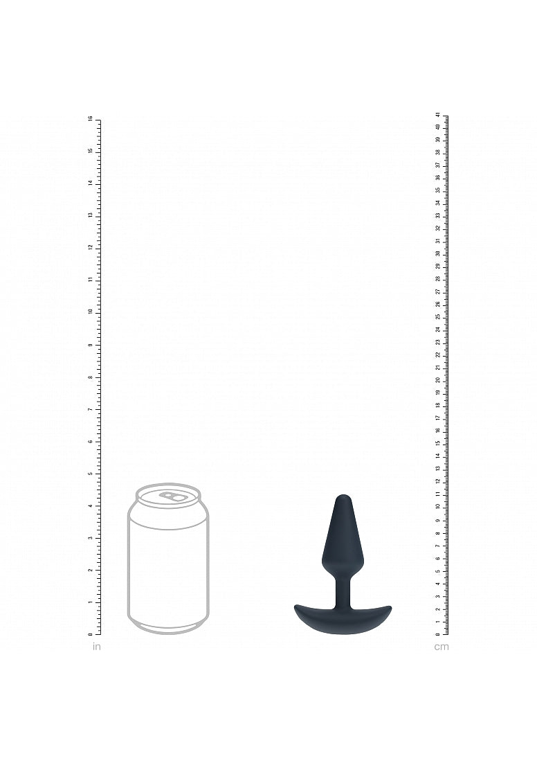 Shots Toys | LEVELZ - Classic Vibrating Silicone Anal Plug - Small - Black