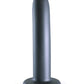 Shots Toys | OUCH! Smooth G-Spot Dildo - 6" / 14.5 cm - Gun Metal
