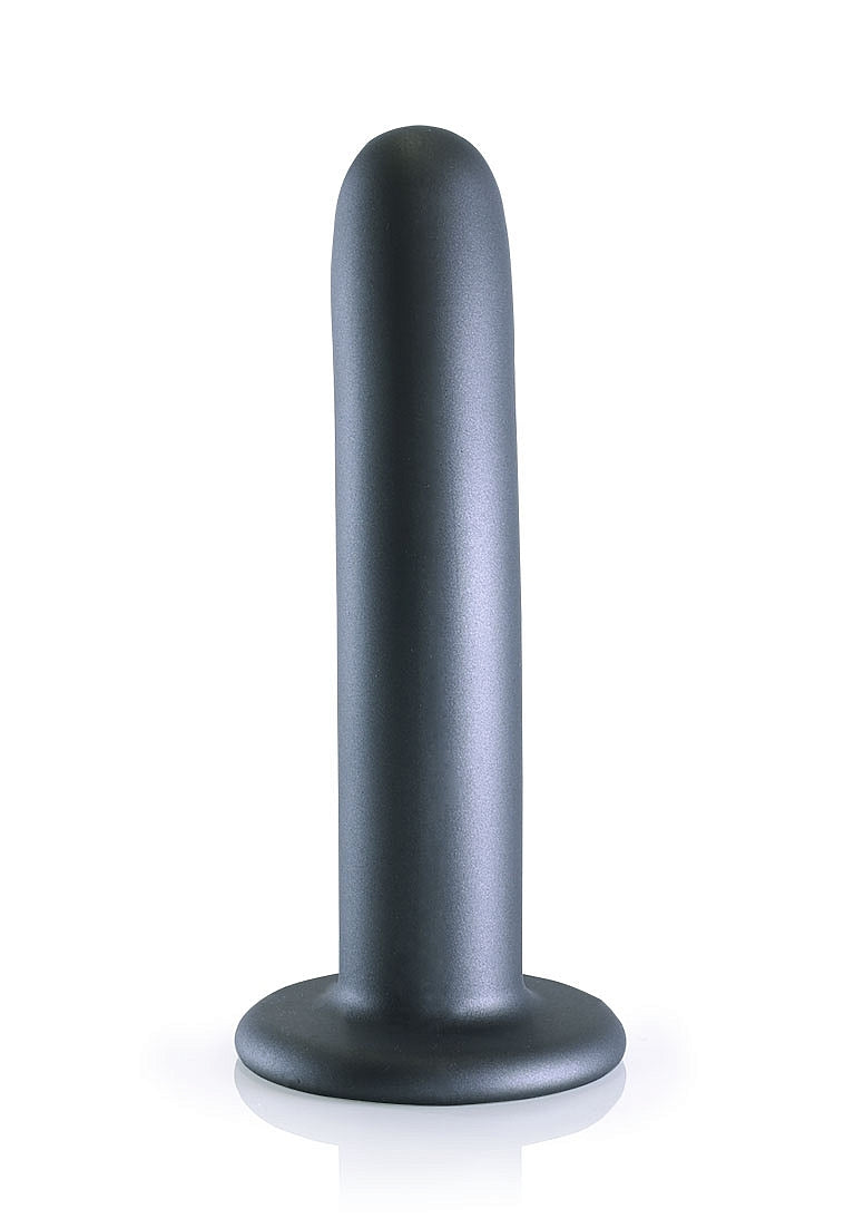 Shots Toys | OUCH! Smooth G-Spot Dildo - 6" / 14.5 cm - Gun Metal
