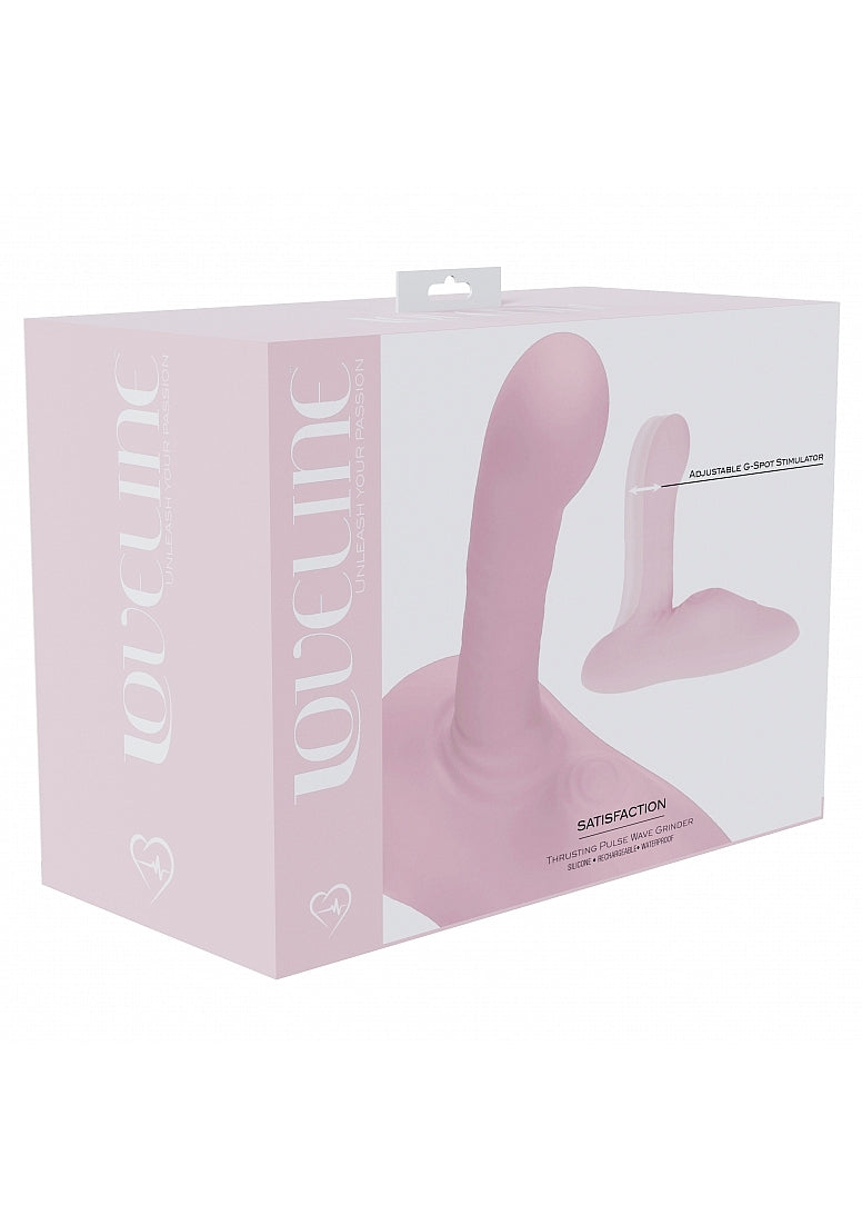 Shots Toys | LOVELINE Satisfaction - Grinder Thrusting Pulse Wave Vibrating Pad - Pink