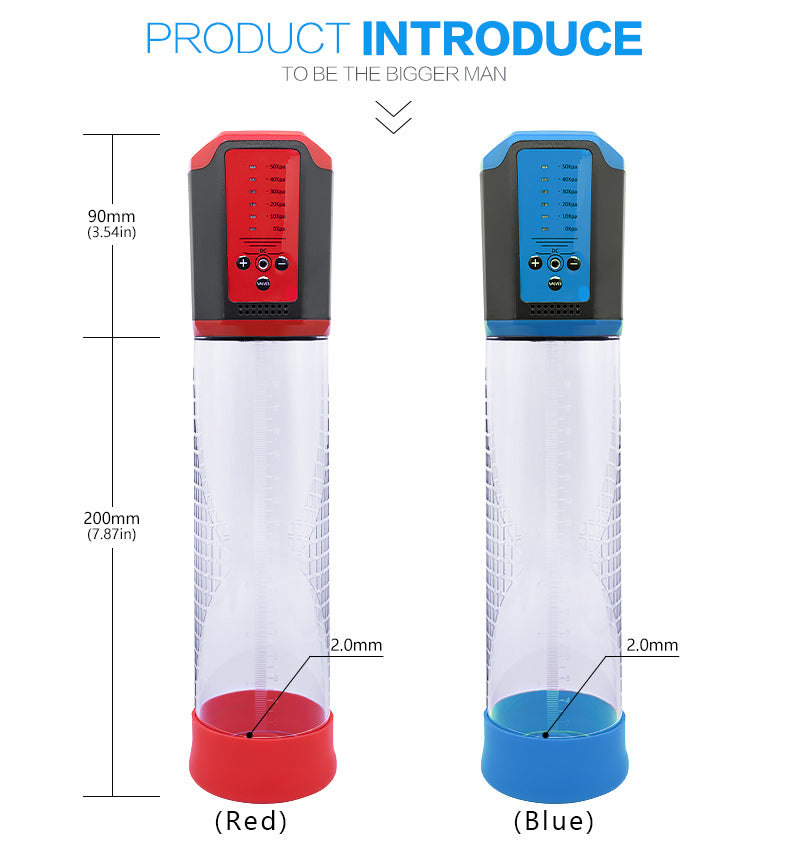 Canwin MEN Passion Intelligent Automatic Penis Pump Blue