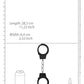 Shots Toys | OUCH! Beginners Handcuffs Metal - Black