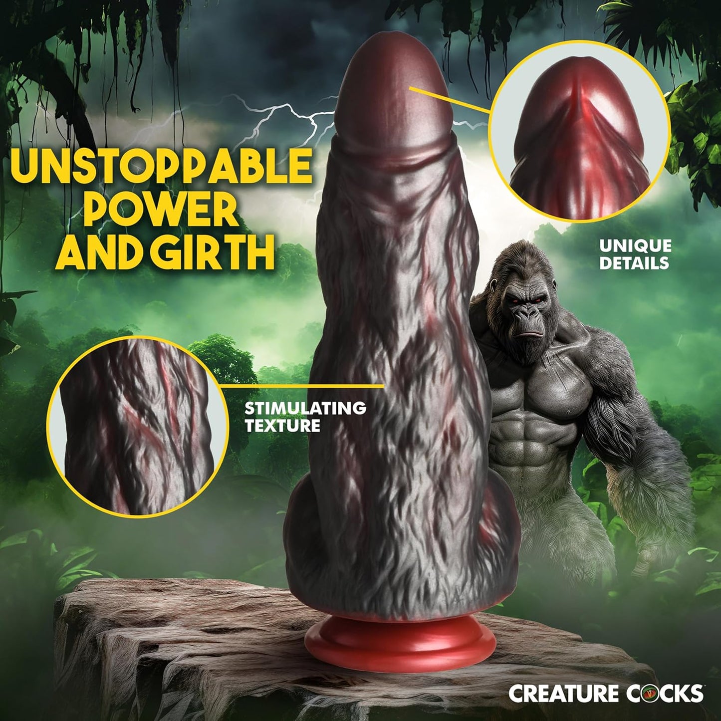Creature Cocks King Kong Silicone Dildo