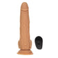 Naked Addiction 9" Thrusting Dong With Remote - Caramel