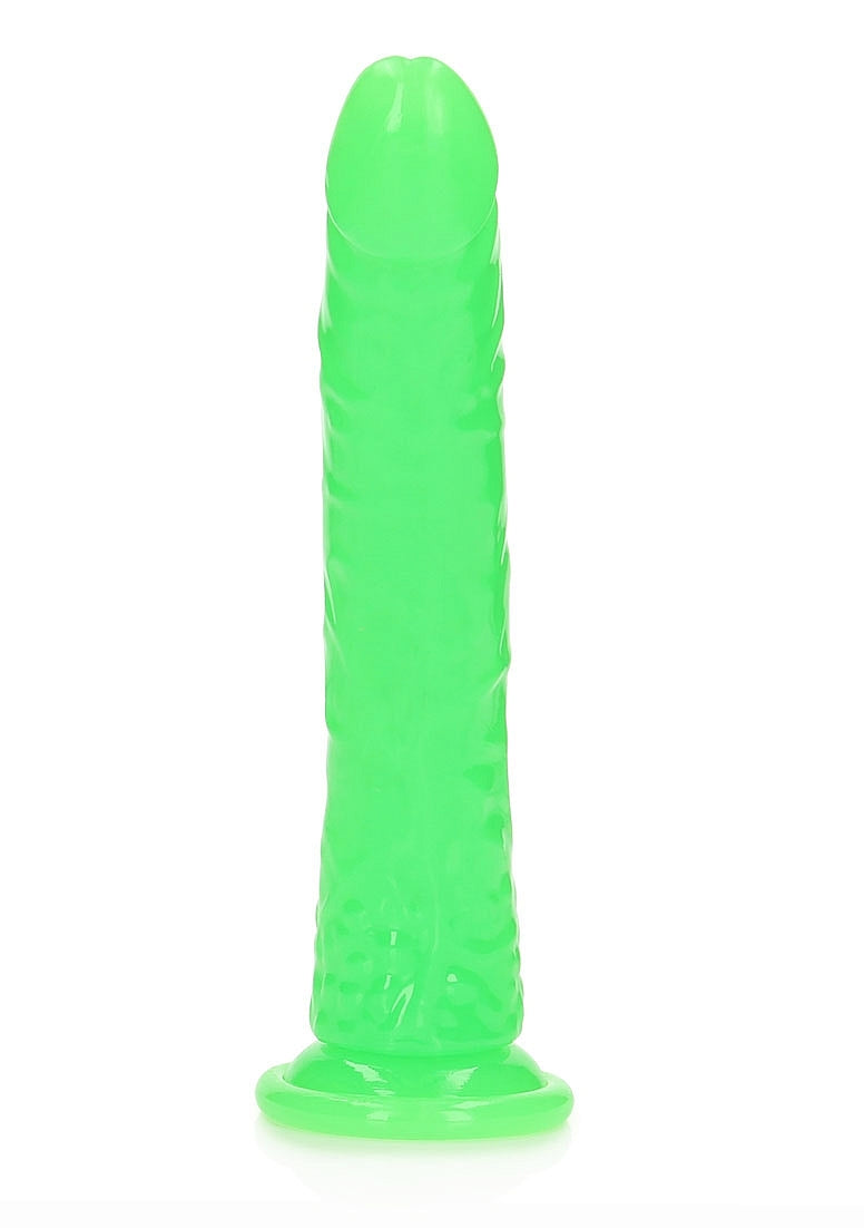Shots Toys | REALROCK 28cm Slim Glow in the Dark Neon - Green (10") Dildo Dong