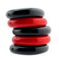 Hunkyjunk Jacker 5-stack Five-pack Tube Super-strong Cockrings Blue/Black
