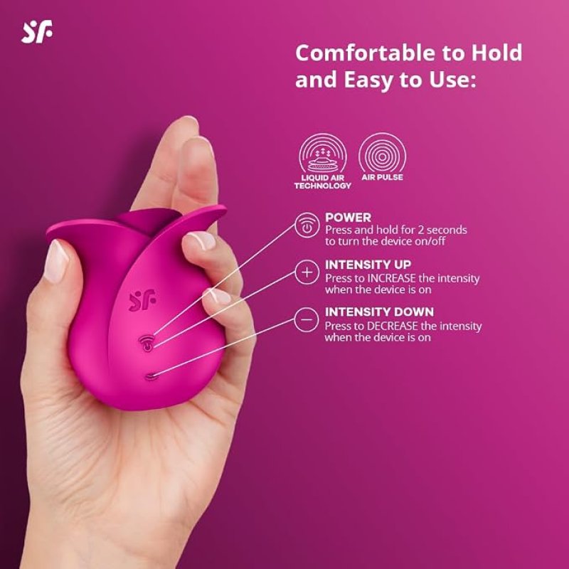 Satisfyer Pro 2 Modern Blossom - Air Pulse Rose Stimulator Pink