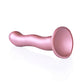 Shots Toys | OUCH! Ultra Soft Curvy G-Spot Dildo - 7" / 17 cm - Rose Gold