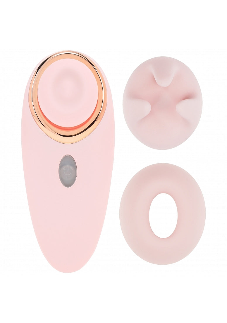 Shots Toys | LOVELINE Aurie - AirTapTech Tapping and Sucking Vibrator - Pink