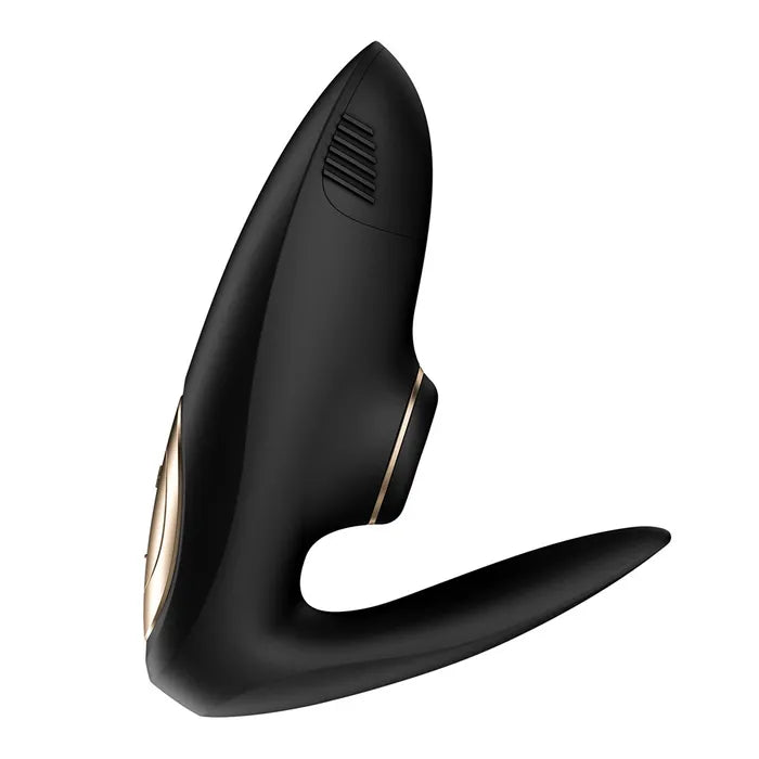 Satisfyer Pro 4 Couples - Battery Series - U-Shaped Couples Vibe with Air Pulsation - Black