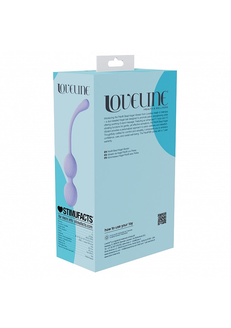 Shots Toys | LOVELINE PelviFit - Remote Control Beads Kegel Vibrator - Lavender