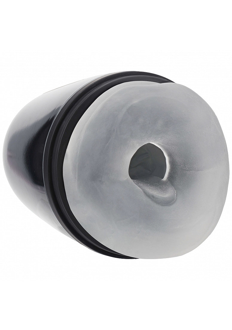 Shots Toys | PUMPED Vibrobator - Vibrating Suction Masturbator Pump - Gun Metal