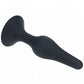 Shots Toys | LEVELZ - Slim Silicone Anal Plug - Medium - Black