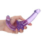 Shots Toys | REALROCK Crystal Clear 6" Strapless Strap On - Purple
