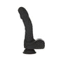 Naked Addiction 8.6” Silicone Rotating & Thrusting Vibrating Dildo with Remote - Noir