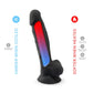Adrien Lastic Silexd 9" Model 1 Realistic Silicone Dildo - Black