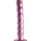 Shots Toys | OUCH! Beaded G-Spot Dildo - 8" / 20.5 cm - Rose Gold