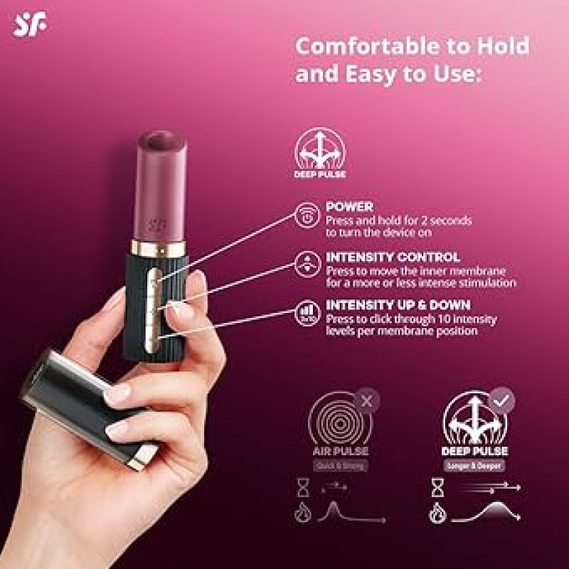 Satisfyer Pro 2 Kiss - Mini Travel 3D Air Pulse Vibrator